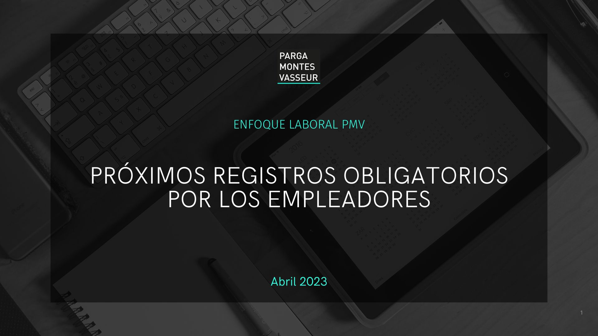 Registros obligatorios por los empleados