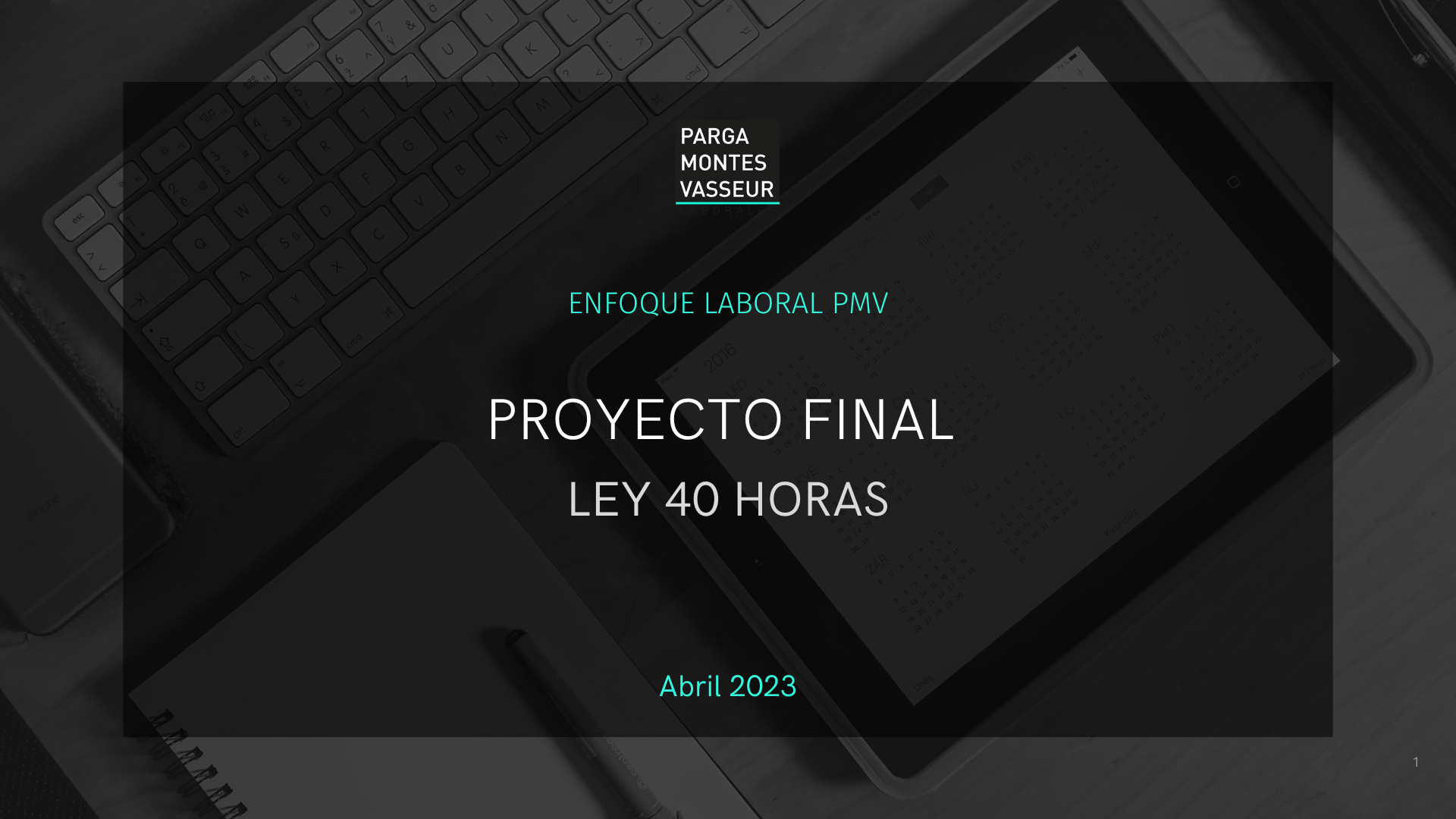 Ley 40 horas – Proyecto Final