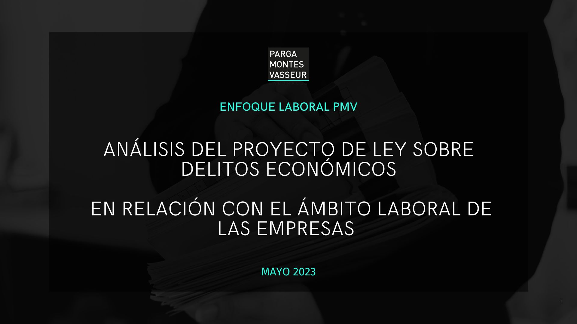 Análisis sobre el proyecto de Ley sobre delitos económicos