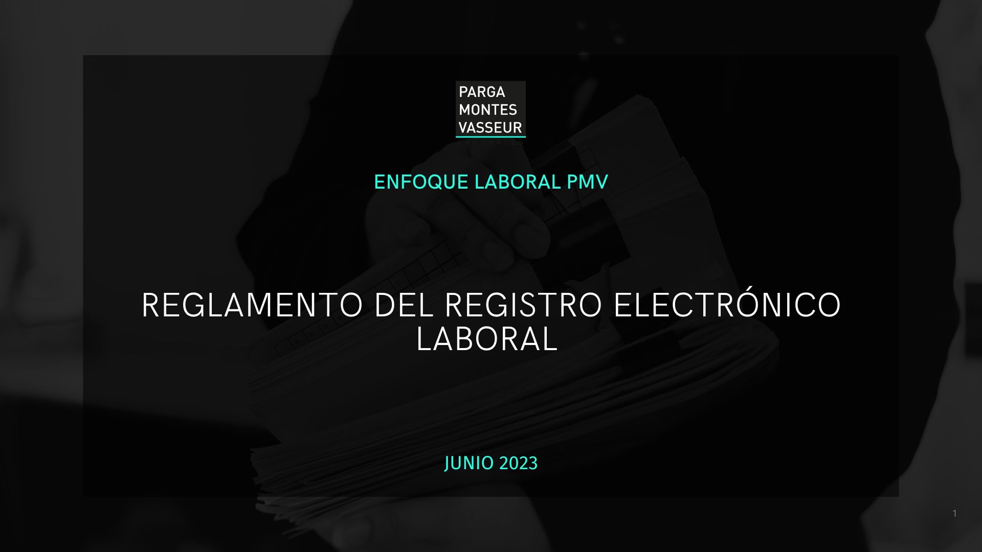 Reglamento del registro electrónico laboral