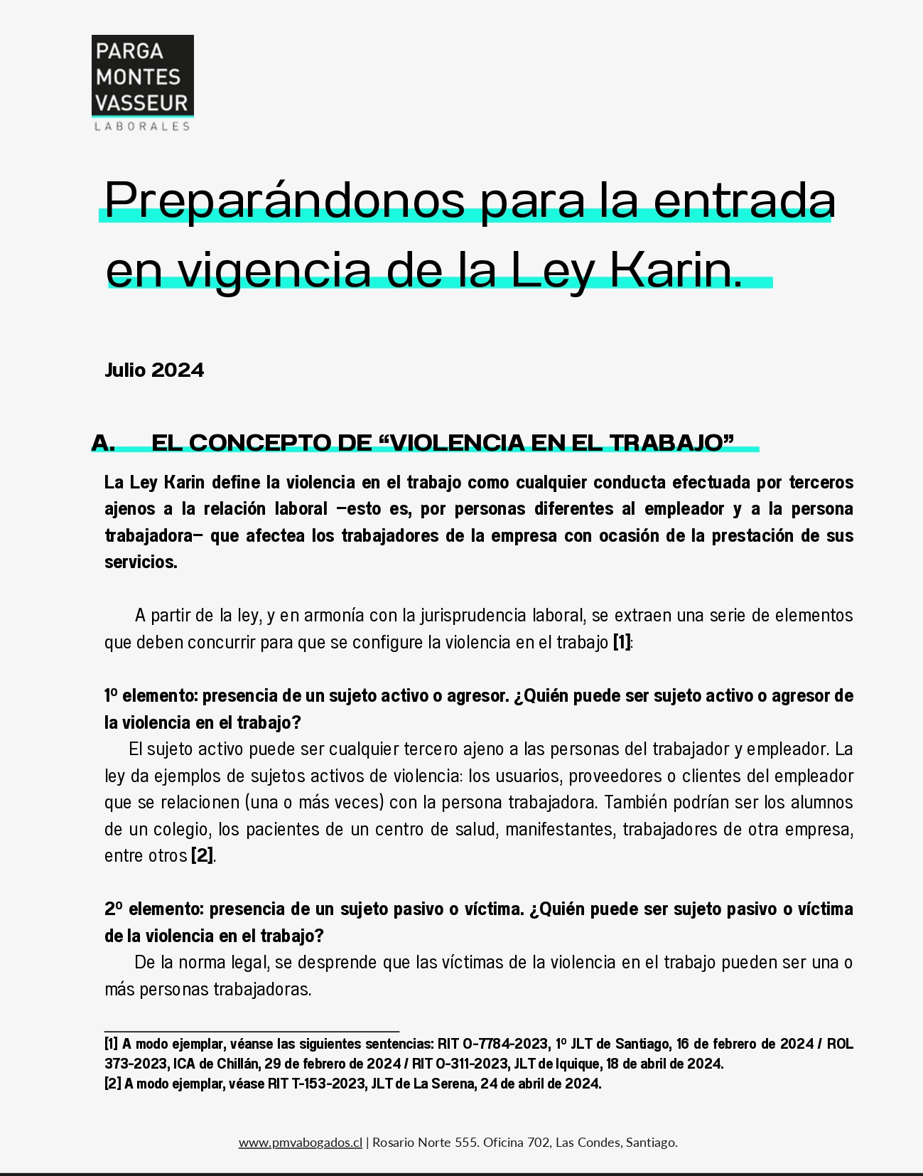 Preparándonos para la entrada en vigencia de la Ley Karin- Parte 2